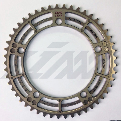 ALTER PISTA MAD MAX Chainring (Hard Anodizing)