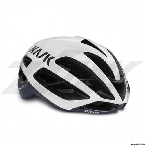 KASK PROTONE Cycling Helmet (White Navy Blue)