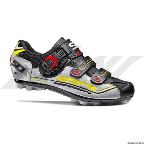 SIDI Eagle 7 MTB Shoes (Black/Silver/Yellow)