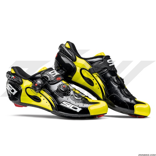 SIDI Wire Road Shoes (Black/Yellow Fluoro)