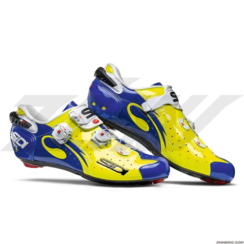 SIDI Wire Road Shoes (Yellow Fluoro/Blue)