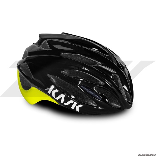 KASK RAPIDO Cycling Helmet (Black/Yellow)