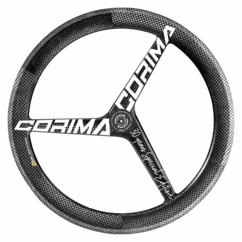 CORIMA 30th Anniversary Front 3 Spoke WS TT Wheel Set (Tubular/Rim)