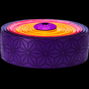 SUPACAZ Multicolor Bar Tape (Neon Purple/Neon Pink/Neon Orange)
