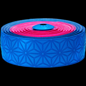 SUPACAZ Multicolor Bar Tape (Neon Blue/Neon Pink)