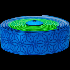SUPACAZ Multicolor Bar Tape (Neon Blue/Neon Green)