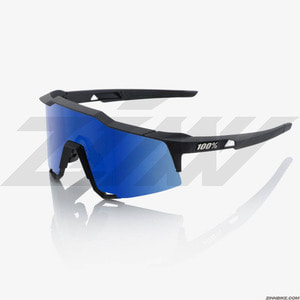 100% SPEEDCRAFT LL Cycling Goggles (Soft Tact Black/Ice Mirror)