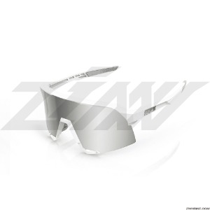 100% S3 Cycling Goggles (Matte White/HiPER Silver Mirror Lens)