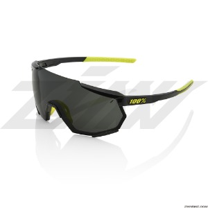 100% RACETRAP Cycling Goggles (Gloss Black/Smoke Lens) 61037-001-57