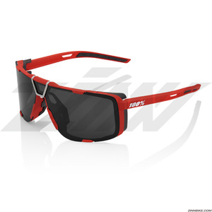 100% EASTCRAFT  Cycling Goggles (Soft Tact Red/Black Mirror Lens) 61045-265-01