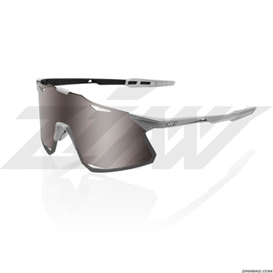 100% HYPERCRAFT  Cycling Goggles (Matte Stone Grey/HiPER Silver Mirror Lens) 61039-394-76