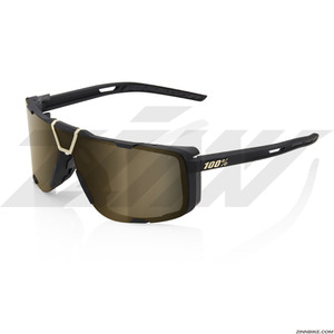 100% EASTCRAFT  Cycling Goggles  (Soft Tact Black/Soft Gold Mirror Lens) 61045-258-01