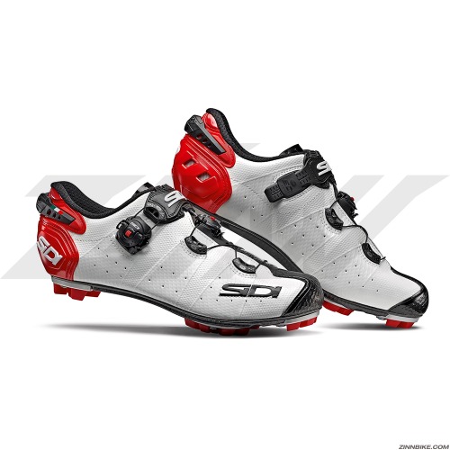 SIDI Drako 2 MTB Shoes (White/Black/Red)
