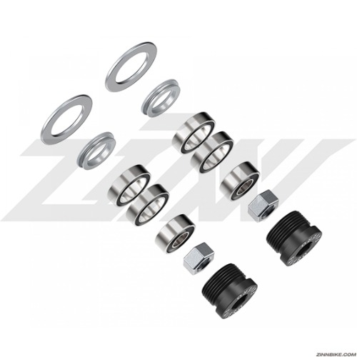 Favero Bearing Set (Bearing,M6 Nuts, Oil Seal, End-Cap and Washers)