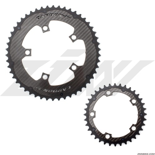 Carbon-Ti X-Carboring Carbon Chainrings (BCD130/5-Arms)