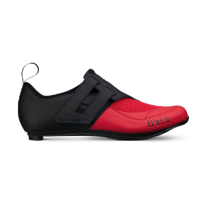 FIZIK Transiro R4 Powerstrap Road Shoes (Black/Red)